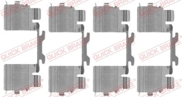 Brake pads accessory kit 109-1725 - image 2