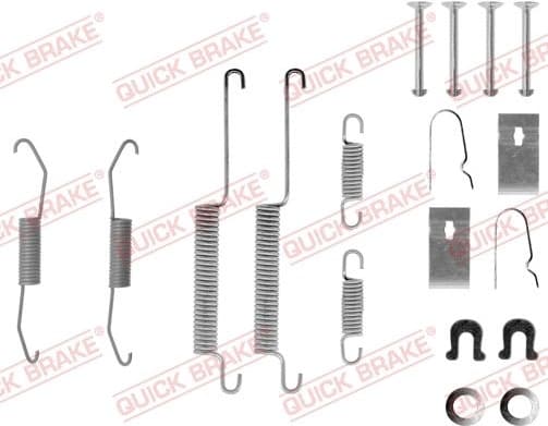 Accessory Kit, brake shoes 105-0679 - image 2