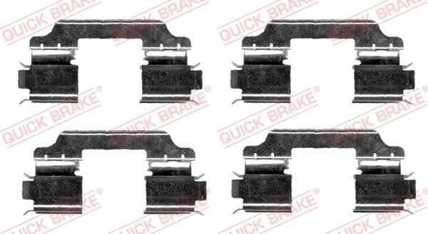 Brake pads accessory kit 109-1654 - image 2