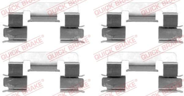 Brake pads accessory kit 109-1293 - image 2
