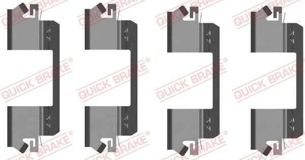 Brake pads accessory kit 109-1234 - image 2