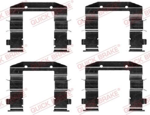 Brake pads accessory kit 109-0037 - image 2