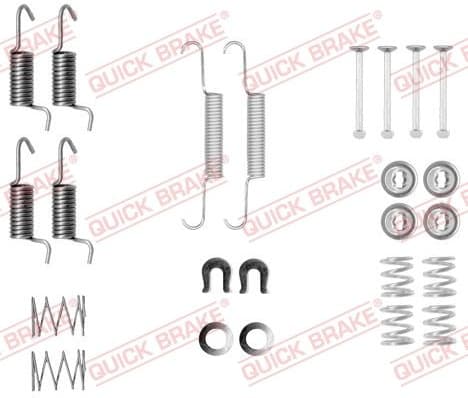 Brake shoes accessory kit 105-0010 - image 2