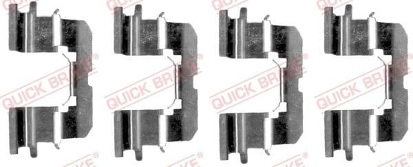 Brake pads accessory kit 109-1227 - image 2