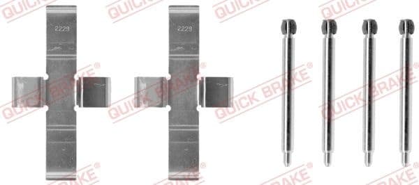 Accessory Kit, disc brake pad 109-1004 - image 2