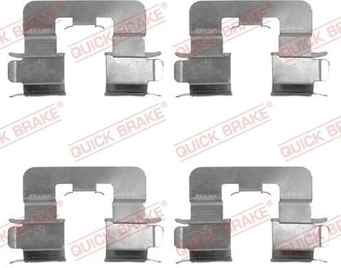 Brake pads accessory kit 109-1741 - image 2