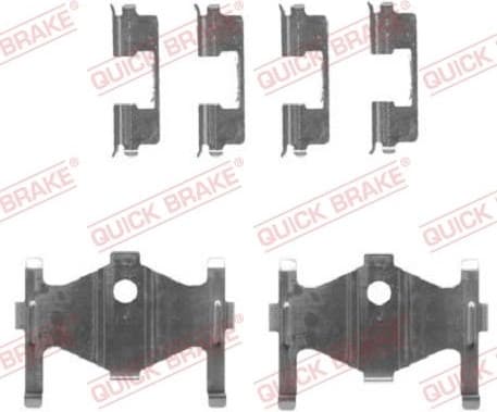 Accessory Kit, disc brake pad 109-1710 - image 2