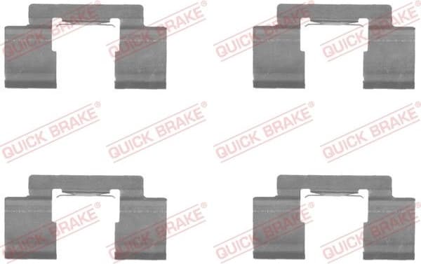 Accessory Kit, disc brake pad 109-1732 - image 2
