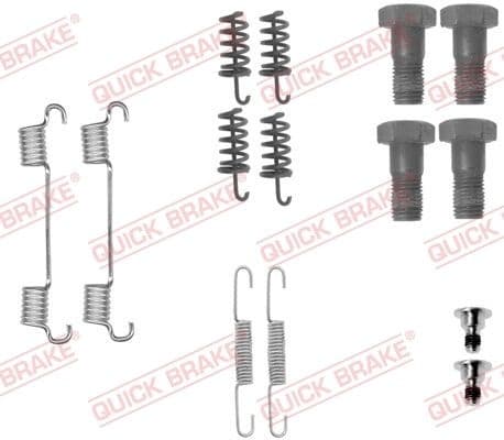 Accessory Kit, parking brake shoes 105-0867 - image 2