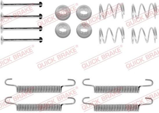 Brake shoes accessory kit 105-0791 - image 2