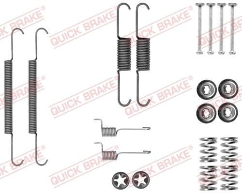 Accessory Kit, parking brake shoes 105-0037 - image 2