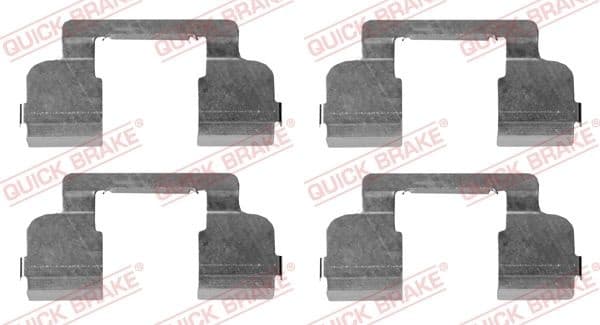 Accessory Kit, disc brake pad 109-1698 - image 2