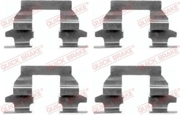 Accessory Kit, disc brake pad 109-1625 - image 2
