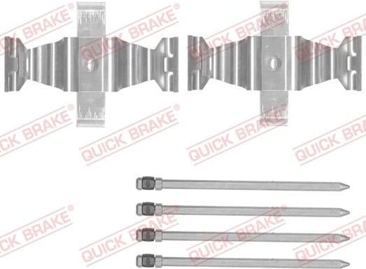 Brake pads accessory kit 109-1829 - image 2