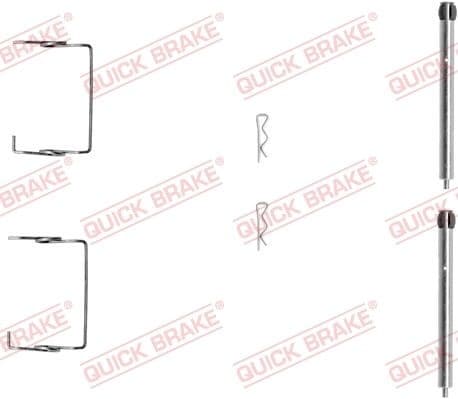 Accessory Kit, disc brake pad 109-1267 - image 2