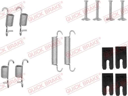 Brake shoes accessory kit 105-0850 - image 2