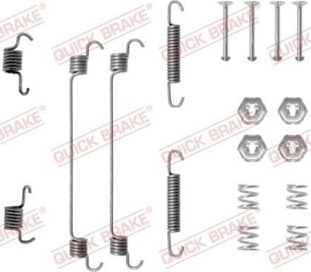 Brake shoes accessory kit 105-0657 - image 2