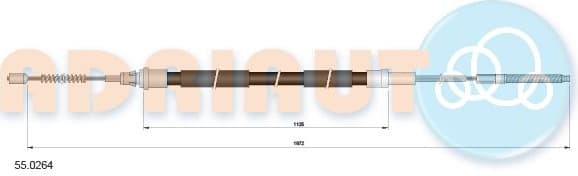Cable handbrake 55.0264 - image 3