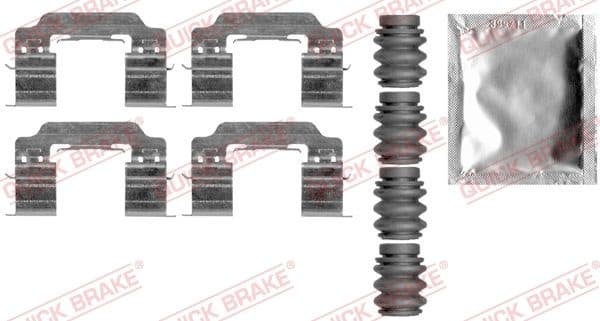 Brake pads accessory kit 109-0007 - image 2