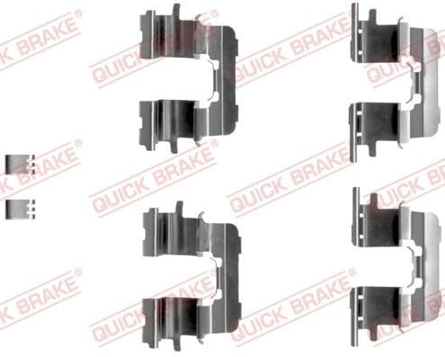 Brake pads accessory kit 109-1290 - image 2