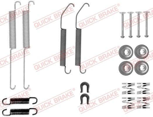 Brake shoes accessory kit 105-0033 - image 2