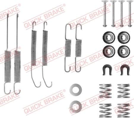 Accessory Kit, brake shoes 105-0718 - image 2
