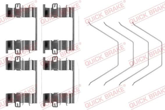 Brake pads accessory kit 109-0016 - image 2