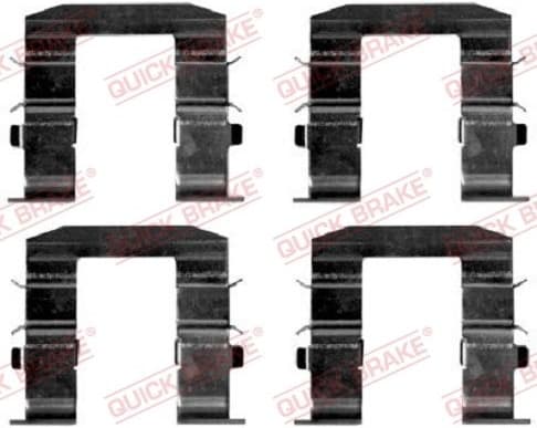 Accessory Kit, disc brake pad 109-1665 - image 2