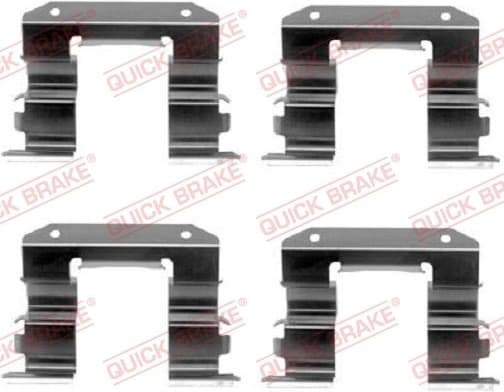 Accessory Kit, disc brake pad 109-1182 - image 2