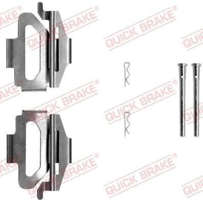 Accessory Kit, disc brake pad 109-1225 - image 2