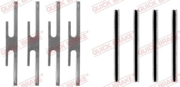 Accessory Kit, disc brake pad 109-0975 - image 2