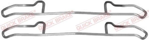 Accessory Kit, disc brake pad 109-1100 - image 2