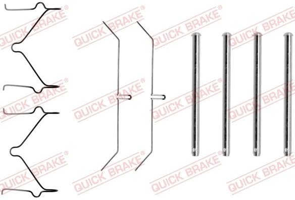 Accessory Kit, disc brake pad 109-1129 - image 2