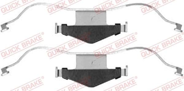 Accessory Kit, disc brake pad 109-1659 - image 2