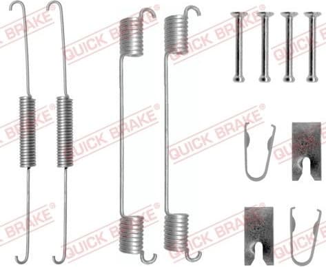 Accessory Kit, brake shoes 105-0781 - image 2