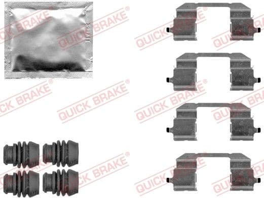 Accessory Kit, disc brake pad 109-1844 - image 2
