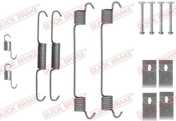 Accessory Kit, brake shoes 105-0860 - image 2