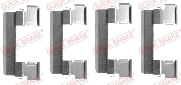Accessory Kit, disc brake pad 109-1655 - image 2