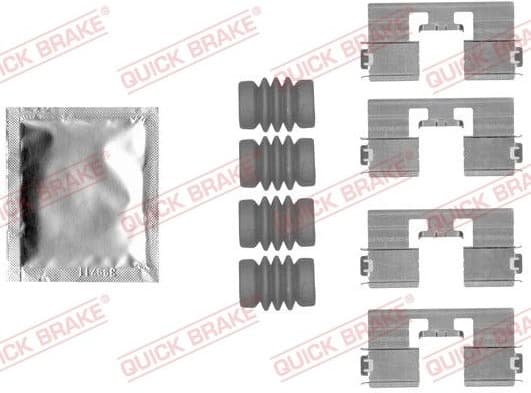 Accessory Kit, disc brake pad 109-1818 - image 2