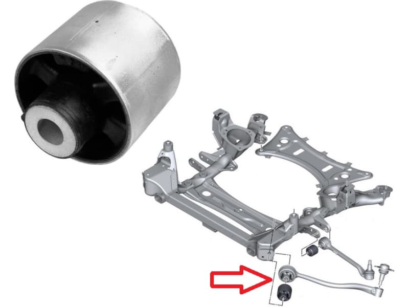 Silentblock front axle 36309 01