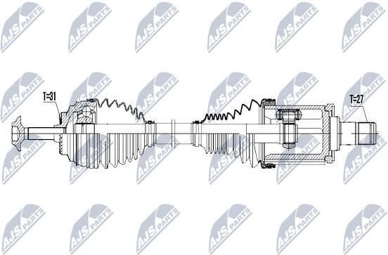 Drive shaft complete NPW-BM-026 - image 3
