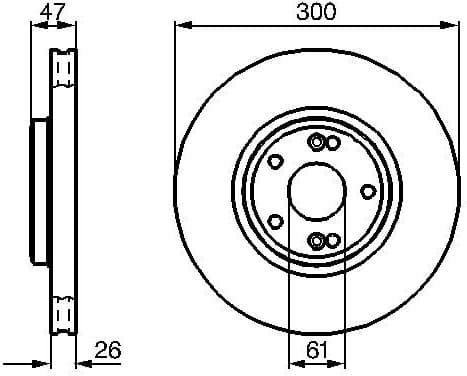 Brake Disc 0986479B47 - image 5
