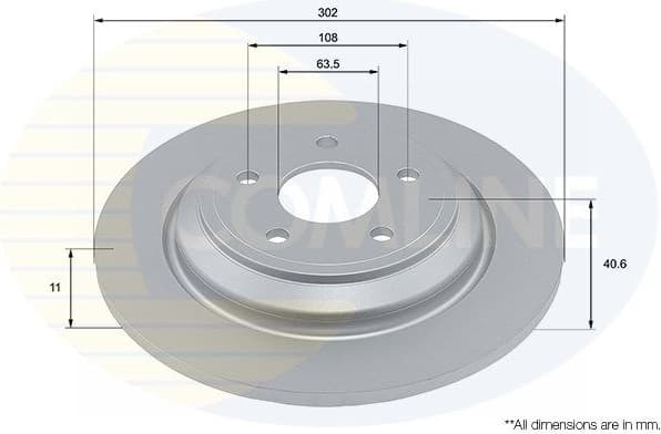Brake Disc COATED ADC4054