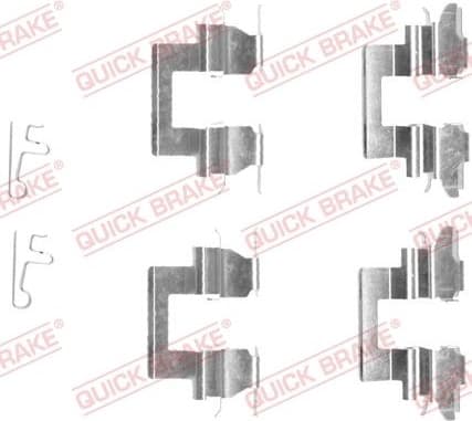 Accessory Kit, disc brake pad 109-1608 - image 2