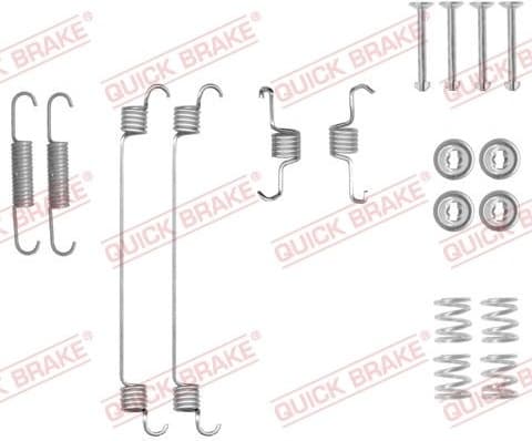 Accessory Kit, brake shoes 105-0018 - image 2