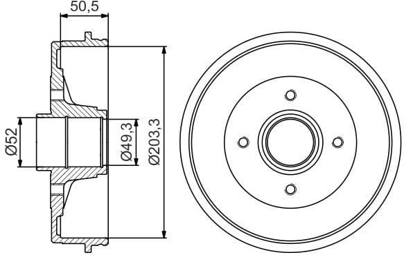 Brake Drum 0986477197