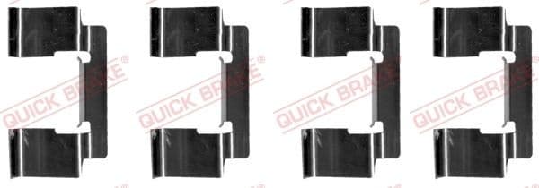 Accessory Kit, disc brake pad 109-1235 - image 2