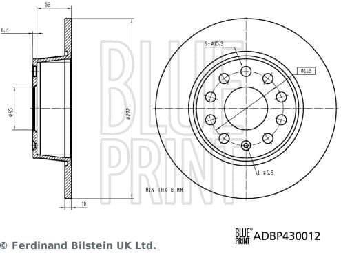 Brake Disc ADBP430012 - image 3
