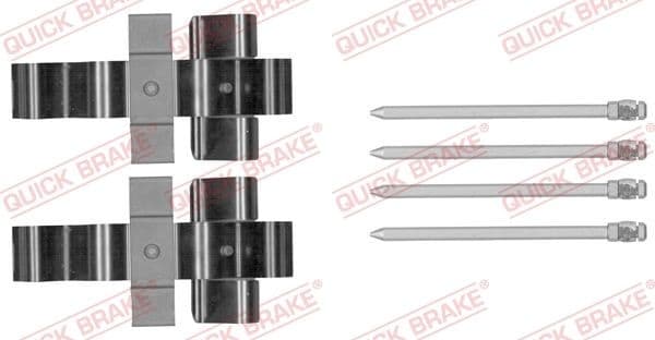Accessory Kit, disc brake pad 109-1852 - image 2
