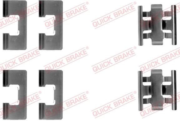Accessory Kit, disc brake pad 109-1091 - image 2